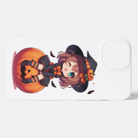 pompoenheks iPhone hoesje (Achterkant horizontaal)