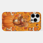 Pompoenherfst en de eekhoorn iPhone hoesje (Achterkant horizontaal)