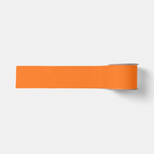 Pompoenhex-code FF7518 Grosgrain Lint (Voorkant)