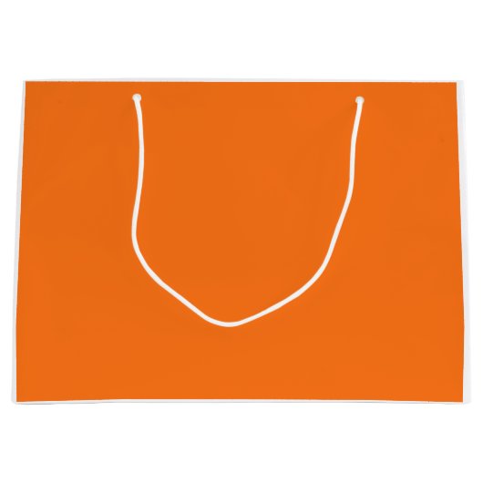 Pompoenhex-code FF7518 Large Cadeautasje (Voorkant)
