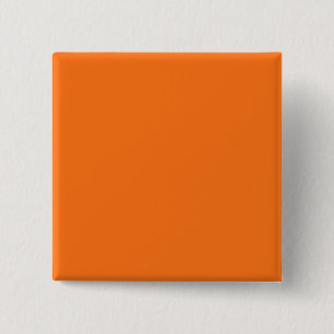 Pompoenhex-code FF7518 Vierkante Button 5,1 Cm