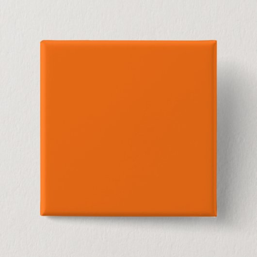 Pompoenhex-code FF7518 Vierkante Button 5,1 Cm (Voorkant)