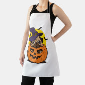 Pompoenhond Halloween, Grappige Halloween Hond Schort (Insitu)