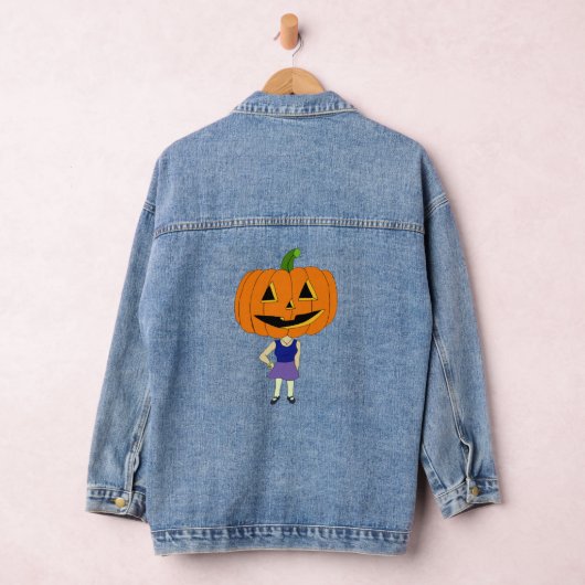 pompoenhoofd chibi denim jacket (Hangar)