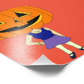 pompoenhoofd chibi foto afdruk (Hoek)