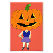 pompoenhoofd chibi foto afdruk (Voorkant)