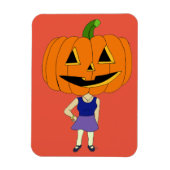 pompoenhoofd chibi magneet (Verticaal)