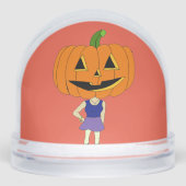 pompoenhoofd chibi sneeuwbol (Voorkant)