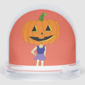 pompoenhoofd chibi sneeuwbol (Achterkant)