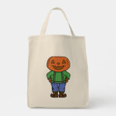 Pompoenhoofd Kind Tote Bag (Achterkant)