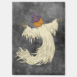 Pompoenhoofd Spook Halloween Kunst Magneet