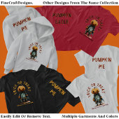 Pompoenhoofd vogelverschrikker spooky halloween BU T-shirt