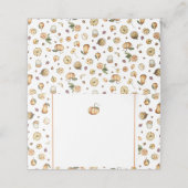 Pompoenkaart Plaatskaartje (Buitenkant ongevouwen)