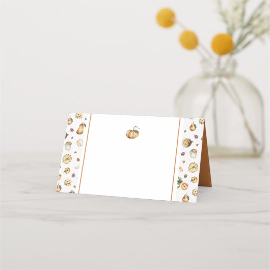 Pompoenkaart Plaatskaartje (Voorkant)