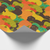 Pompoenkatten — Verpakkingspapier Cadeaupapier (Hoek)
