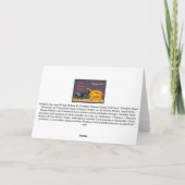 Pompoenkoets Het is Herfst Seizoen Kaart (Achterkant)