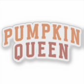 Pompoenkoningin - Herfst | Vinyl gesneden vinyl Sticker (Voorkant)