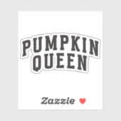 Pompoenkoningin - Herfst | Vinyl gesneden vinyl Sticker (Vel)