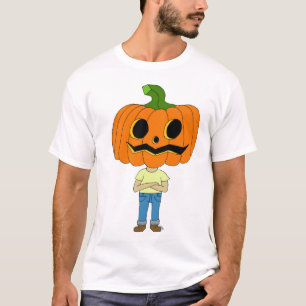 pompoenkop chibi jongen    t-shirt