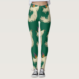 Pompoenkop Geest Halloween Kunst Leggings