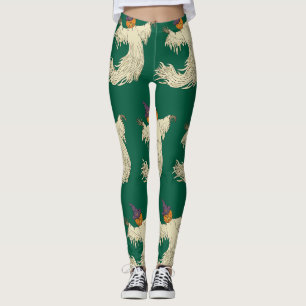 Pompoenkop Geest Halloween Kunst Leggings