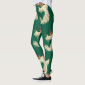 Pompoenkop Geest Halloween Kunst Leggings (Links)