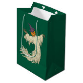 Pompoenkop Geest Halloween Kunst Medium Cadeauzakje (Voorkant Gekanteld)