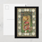 Pompoenkop met Kilt  Briefkaart (Voorkant / Achterkant)