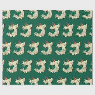 Pompoenkop Spook Halloween Kunst Cadeaupapier