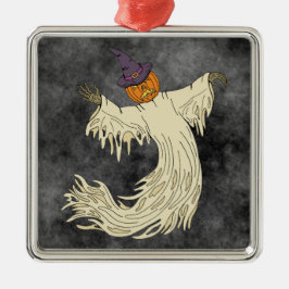 Pompoenkop Spook Halloween Kunst Metalen Ornament