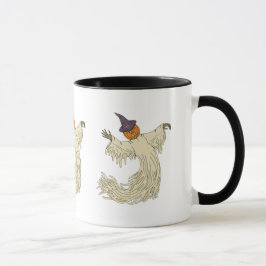 Pompoenkop Spook Halloween Kunst Mok