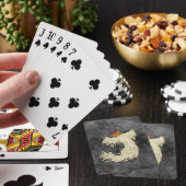 Pompoenkop Spook Halloween Kunst Pokerkaarten (Insitu)