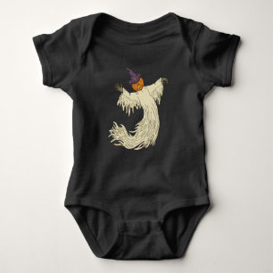 Pompoenkop Spook Halloween Kunst Romper