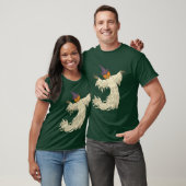 Pompoenkop Spook Halloween Kunst T-shirt (Unisex)