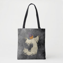 Pompoenkop Spook Halloween Kunst Tote Bag