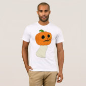 Pompoenkop spook    t-shirt (Voorkant volledig)