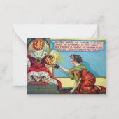  pompoenkop van Halloween Notitiekaartje (Voorkant)