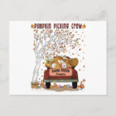 Pompoenkoppen Briefkaart (Voorkant)