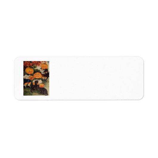 Pompoenkoppen Etiket (Voorkant)