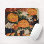 Pompoenkoppen ( Halloween Kaart) Muismat (Met muis)