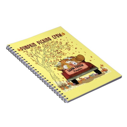 Pompoenkoppen Notitieboek (Rechterzijde)