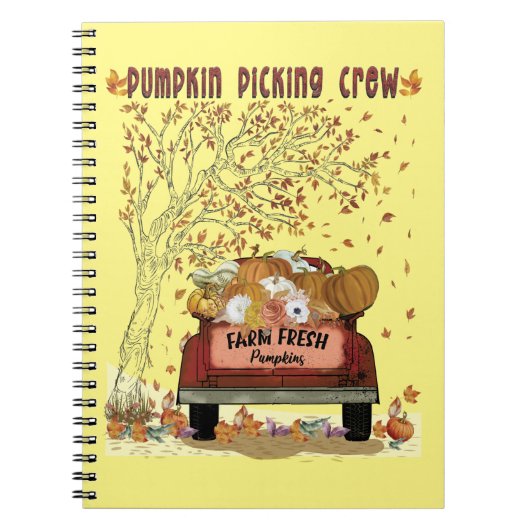 Pompoenkoppen Notitieboek (Voorkant)
