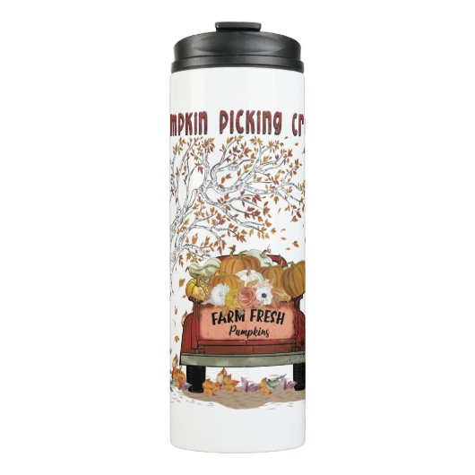 Pompoenkoppen Thermosbeker (Voorkant)