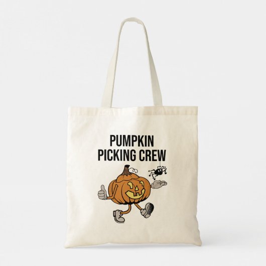 Pompoenkoppen Tote Bag (Achterkant)