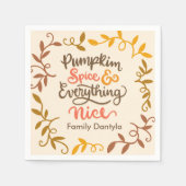 pompoenkruid alles aardig servet (Voorkant)