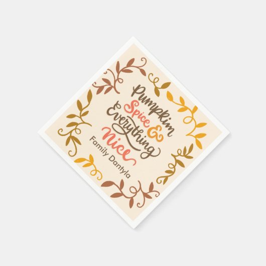 pompoenkruid alles aardig servet (Hoek)