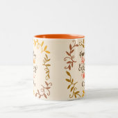 pompoenkruid alles aardig tweekleurige koffiemok (Center)