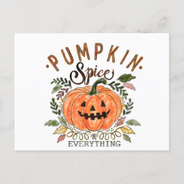 Pompoenkruid, Briefkaart van Halloween Collectie