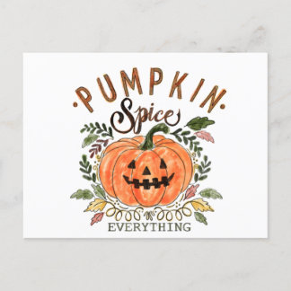 Pompoenkruid, Briefkaart van Halloween Collectie
