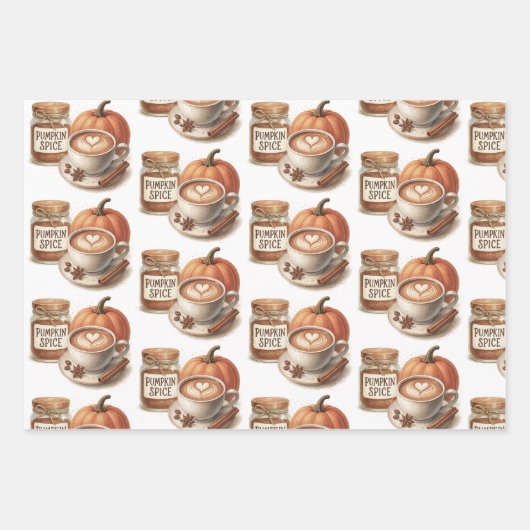 Pompoenkruid Cadeaupapier (Voorkant 2)